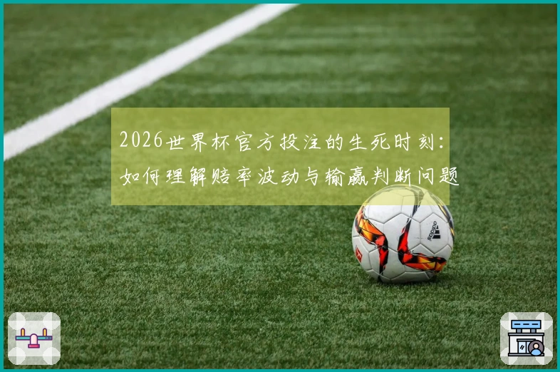 2026世界杯官方投注的生死时刻：如何理解赔率波动与输赢判断问题